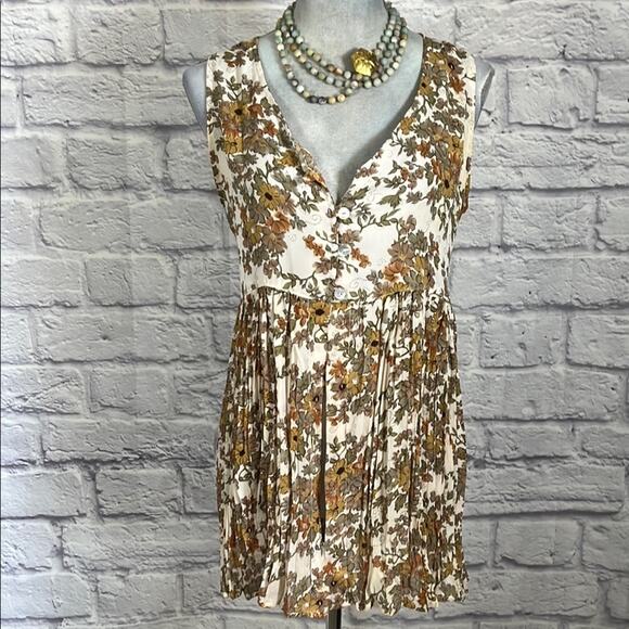 Vintage paper tag crinkle pleat blouse - Picture 1 of 8